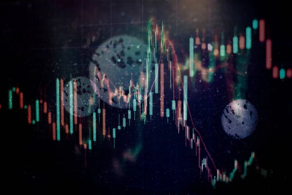 Ekonomisk Bakgrund Eller Bakgrund Aktiemarknaden Diagram Över Affärsverksamheten Börsen — Stockfoto