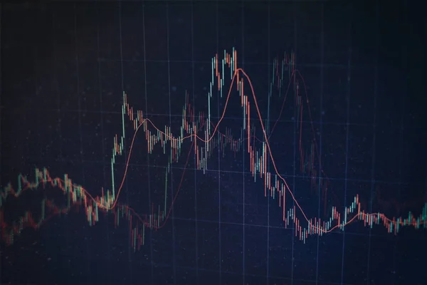 Ekonomisk Bakgrund Eller Bakgrund Aktiemarknaden Diagram Över Affärsverksamheten Börsen — Stockfoto