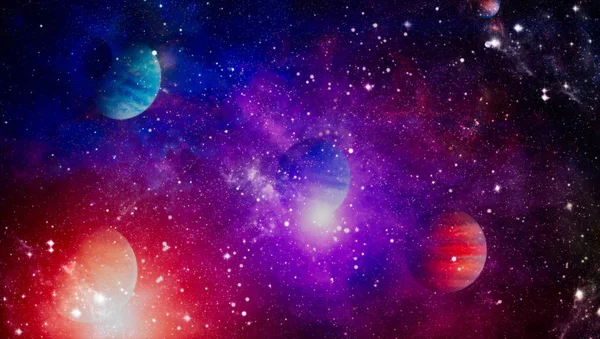 Výbuch Supernovy Jasná Hvězda Mlhoviny Vzdálené Galaxie Novoroční Ohňostroj Abstraktní — Stock fotografie