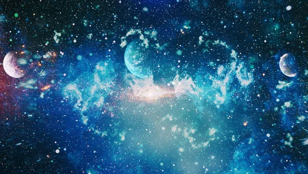 Взрывная Сверхновая Туманность Яркая Звезда Далекая Галактика Новогодний Фейерверк Абстрактное — стоковое фото