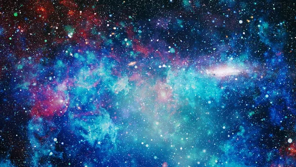 Den Explosion Supernovan Ljusa Stjärnor Nebulosa Avlägsen Galax Nyår Fyrverkerier — Stockfoto