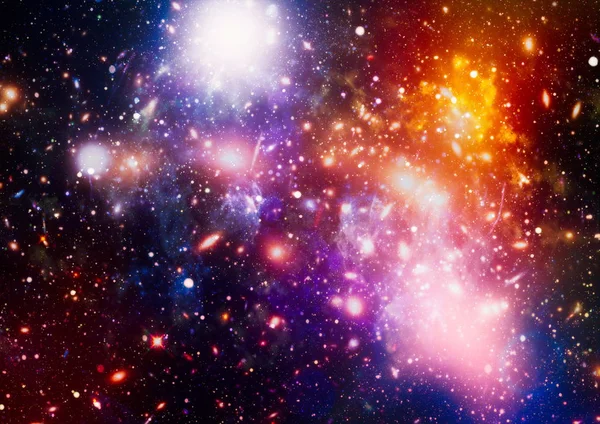 Stardust Nebula Space Galaxy Creative Background Elements Image Furnished Nasa — Stock Photo, Image