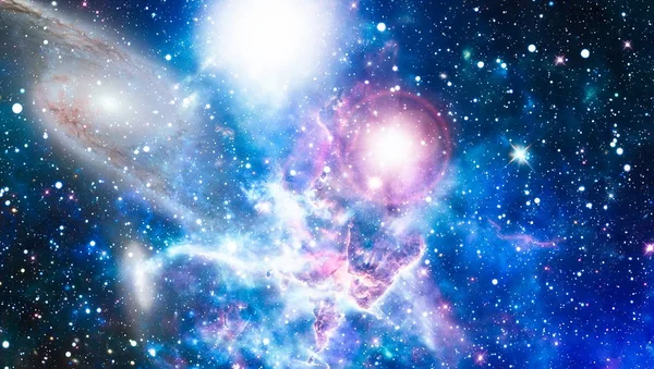 Estelar Espaço Nebuloso Galaxy Fundo Criativo Elementos Desta Imagem Fornecidos — Fotografia de Stock