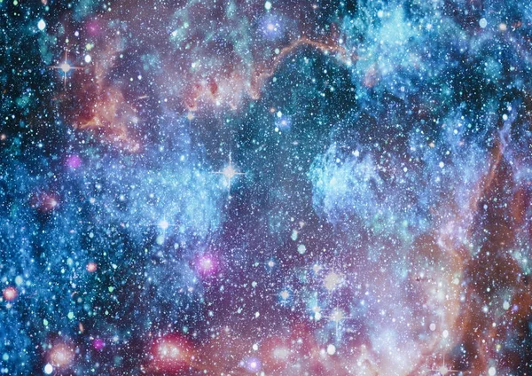 Estelar Espaço Nebuloso Galaxy Fundo Criativo Elementos Desta Imagem Fornecidos — Fotografia de Stock