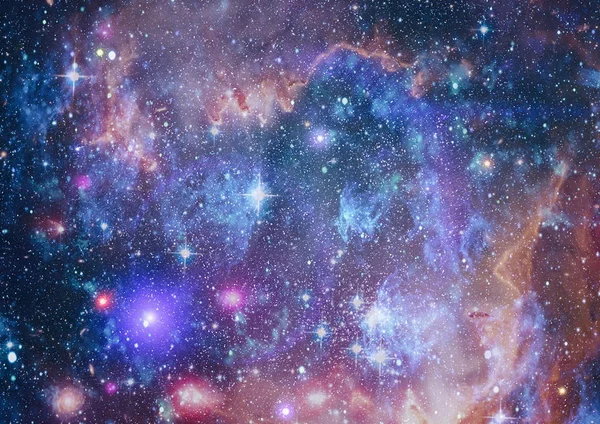 スターダストと星雲の空間 銀河の創造的な背景 Nasaによって提供されたこの画像の要素 — ストック写真