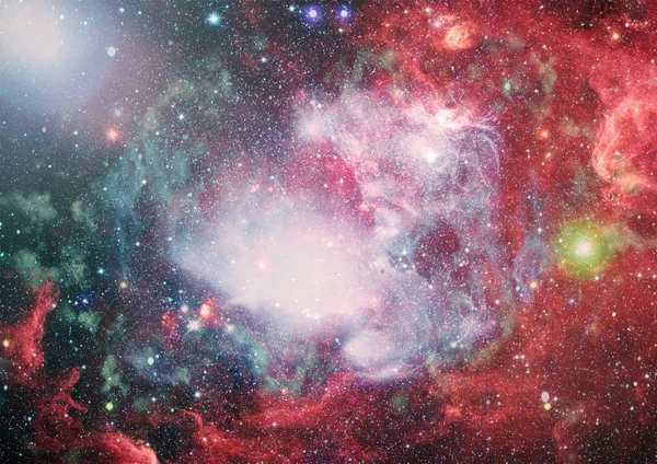 Взрывная Сверхновая Туманность Яркая Звезда Далекая Галактика Новогодний Фейерверк Абстрактное — стоковое фото