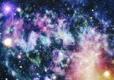 Yüksek çözünürlüklü yıldız alanı. Yıldızlı uzay arka plan dokusu. Renkli Yıldızlı Gece Gökyüzü Dış Uzay arkaplanı
