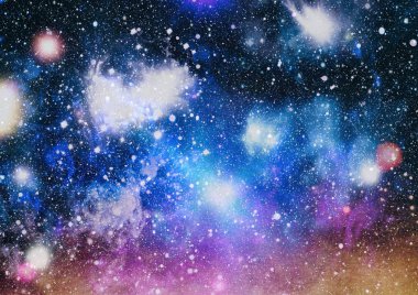 Yüksek çözünürlüklü yıldız alanı. Yıldızlı uzay arka plan dokusu. Renkli Yıldızlı Gece Gökyüzü Dış Uzay arkaplanı