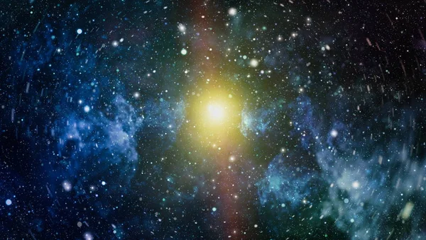 Галактика Млечный Путь со звездами и пространством. Новая большая панорама, заглядывающая в дальний космос. Темное ночное небо, полное звезд. Туманность в открытом космосе. Секреты глубокого космоса . — стоковое фото