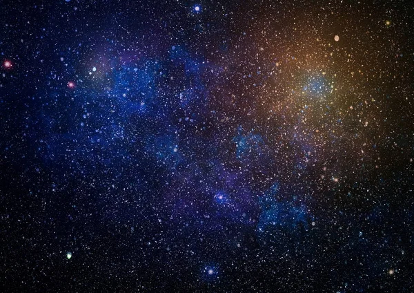 Fondo de campo de estrellas de alta definición. Textura de fondo del espacio exterior estrellado. Colorido cielo nocturno estrellado fondo del espacio exterior — Foto de Stock