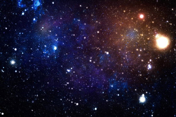 High definition star field background . Starry outer space background texture . Colorful Starry Night Sky Outer Space background