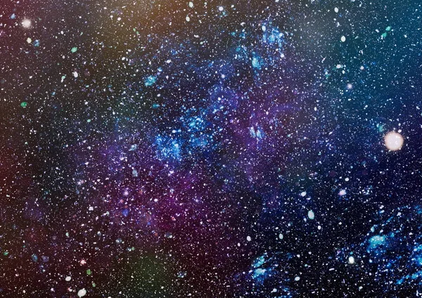Awesome vackra nebulosa någonstans i rymden. Färgglada utrymme — Stockfoto