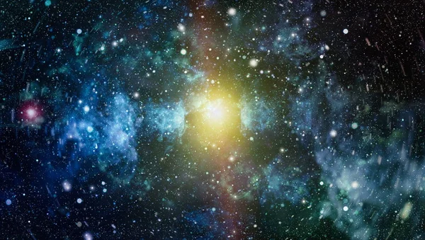Impresionante hermosa nebulosa en algún lugar del espacio exterior. Espacio colorido — Foto de Stock