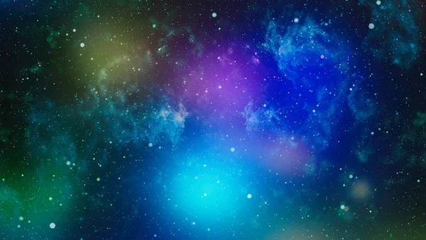 Incrível nebulosa bonita algures no espaço. Espaço colorido — Fotografia de Stock