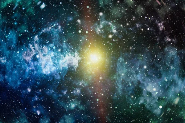 Impresionante hermosa nebulosa en algún lugar del espacio exterior. Espacio colorido — Foto de Stock