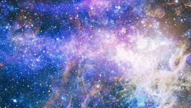 alan arka plan soyut. Gece gökyüzünde yıldızlar ve bulutsu. Nasa tarafından döşenmiş bu görüntü unsurları