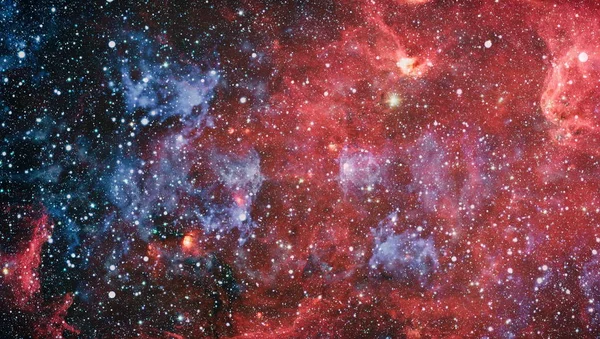 Nebula ve galaksiler uzayda. Gezegen ve Gökada - Bu görüntünün elementleri NASA tarafından desteklenmektedir — Stok fotoğraf