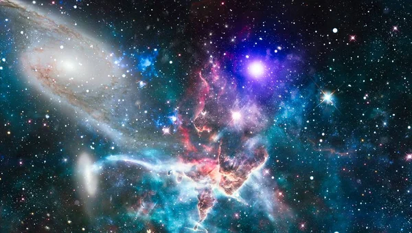 Nebel und Galaxien im Weltraum. Planet und Galaxie - Elemente dieses Bildes der NASA — Stockfoto