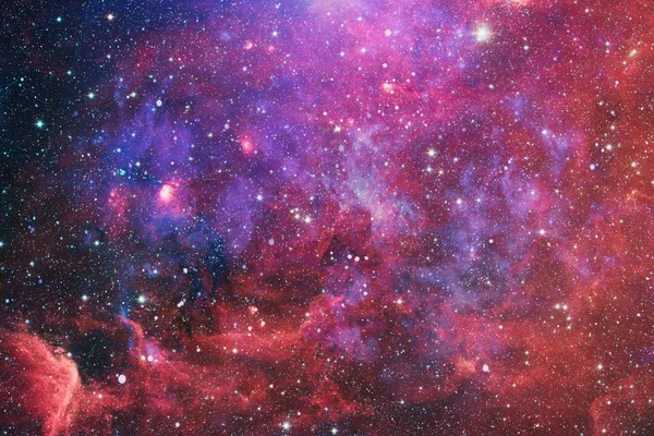 Αστέρια ενός πλανήτη και ενός γαλαξία σε έναν ελεύθερο χώρο. Στοιχεία αυτής της εικόνας που παρέχονται από τη NASA . — Φωτογραφία Αρχείου