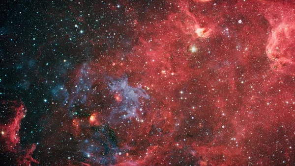 Abstracte ruimte achtergrond. Nachtelijke hemel met sterren en nevel. Elementen van dit beeld ingericht door Nasa — Stockfoto