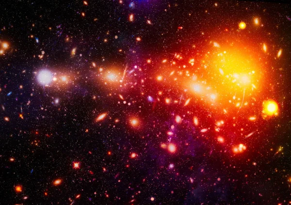 alan arka plan soyut. Gece gökyüzünde yıldızlar ve bulutsu. Nasa tarafından döşenmiş bu görüntü unsurları