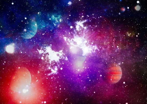 High quality space background. Elements of this image furnished by NASA. — Stock Photo, Image