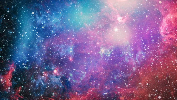 惑星と銀河-この画像の要素はNASAによって提供されました。 — ストック写真