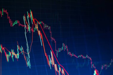 İş grafik arka planı: analiz iş muhasebe bilgi levhalar üzerinde. İşadamı el altın piyasa, Forex piyasası ve ticaret pazarı için yatırım grafikleri analiz üzerinde çalışma.