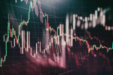 İş grafik arka planı: analiz iş muhasebe bilgi levhalar üzerinde. İşadamı el altın piyasa, Forex piyasası ve ticaret pazarı için yatırım grafikleri analiz üzerinde çalışma.