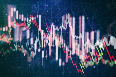 İş grafik arka planı: analiz iş muhasebe bilgi levhalar üzerinde. İşadamı el altın piyasa, Forex piyasası ve ticaret pazarı için yatırım grafikleri analiz üzerinde çalışma.