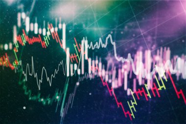 İş grafik arka planı: analiz iş muhasebe bilgi levhalar üzerinde. İşadamı el altın piyasa, Forex piyasası ve ticaret pazarı için yatırım grafikleri analiz üzerinde çalışma.