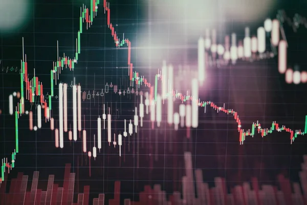 İş grafik arka planı: analiz iş muhasebe bilgi levhalar üzerinde. İşadamı el altın piyasa, Forex piyasası ve ticaret pazarı için yatırım grafikleri analiz üzerinde çalışma. — Stok fotoğraf