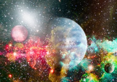 alan birçok ışık yılı uzakta dünya. Nasa tarafından döşenmiş bu görüntü unsurları