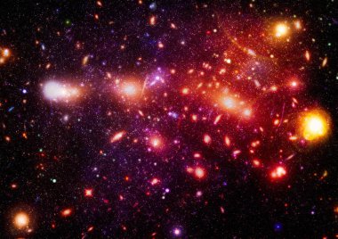 alan birçok ışık yılı uzakta dünya. Nasa tarafından döşenmiş bu görüntü unsurları