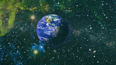 alan birçok ışık yılı uzakta dünya. Nasa tarafından döşenmiş bu görüntü unsurları