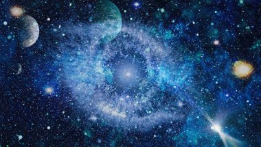 alan birçok ışık yılı uzakta dünya. Nasa tarafından döşenmiş bu görüntü unsurları