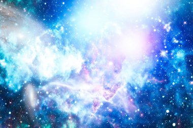 Galaksinin, koyu arka plan yıldızları ile atmosfer güzel yer. Derin uzay sanat. Galaksiler, nebulanın ve evren yıldızlarda. Nasa tarafından döşenmiş bu görüntü unsurları