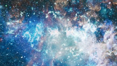 Galaksinin, koyu arka plan yıldızları ile atmosfer güzel yer. Derin uzay sanat. Galaksiler, nebulanın ve evren yıldızlarda. Nasa tarafından döşenmiş bu görüntü unsurları