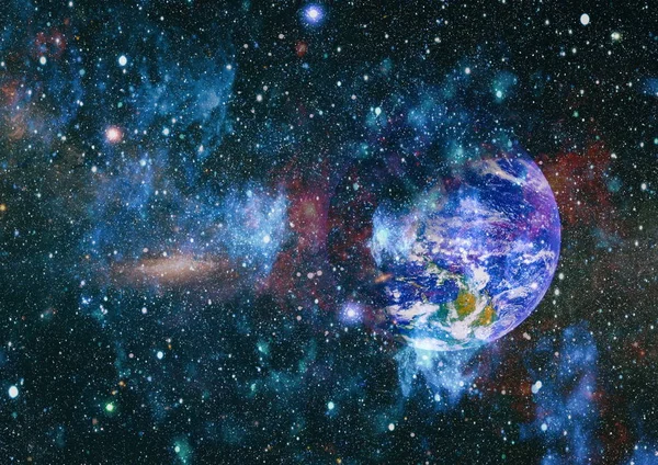 Färgglada rymden. Universum konceptet bakgrund. Delar av denna bild från Nasa — Stockfoto