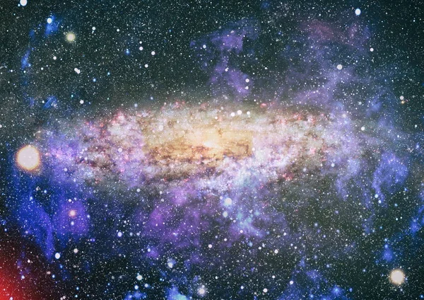 Nebulosa Estrella Brillante. Galaxia distante. Imagen abstracta. Elementos de esta imagen proporcionados por la NASA . — Foto de Stock