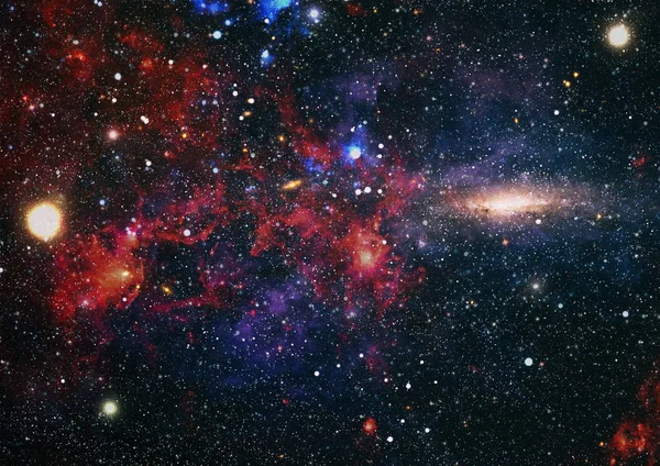 Espace de nombreuses années-lumière loin de la Terre. Éléments de cette image fournis par la NASA — Photo