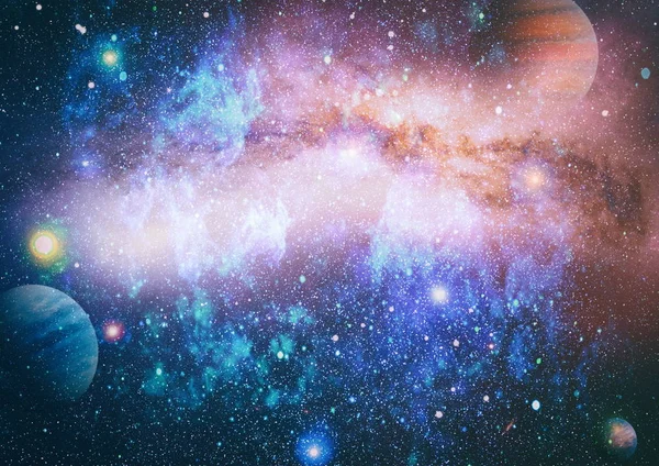 Alan birçok ışık yılı uzakta dünya. Nasa tarafından döşenmiş bu görüntü unsurları — Stok fotoğraf