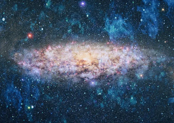 Космос много световых лет далеко от Земли. Элементы этого изображения предоставлены НАСА — стоковое фото