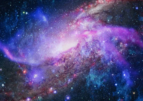 Farbenfroher Weltraum. Universum Konzept Hintergrund. Elemente dieses Bildes von der nasa — Stockfoto