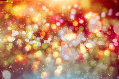 Parlak ışık soyut bokeh bulanık doku arka plan Spotlar