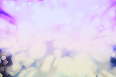 Noel ışığı arka planı. Parlak tatil arkaplanı. Yanıp sönen Yıldızlarla Odaklanmış Arkaplan. Bulanık Bokeh.