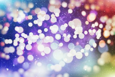 Bokeh çok renkleri, Festival ışıklar bokeh arka plan, Defocused bokeh ışıklar, bulanık bokeh, Bokeh ışık antika arka plan, soyut renkli ufuk nokta, yumuşak odak ile