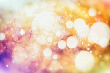 Parlak ışık soyut bokeh bulanık doku arka plan Spotlar