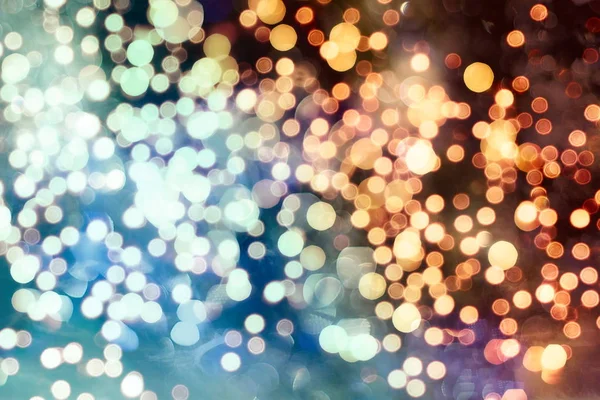 Bokeh Mit Mehreren Farben Festliche Lichter Bokeh Hintergrund Defokussierte Bokeh — Stockfoto