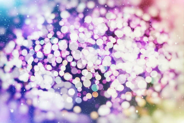 Bokeh Multi Colors Festive Lights Bokeh Background Defocused Bokeh Lights — Stock Photo, Image